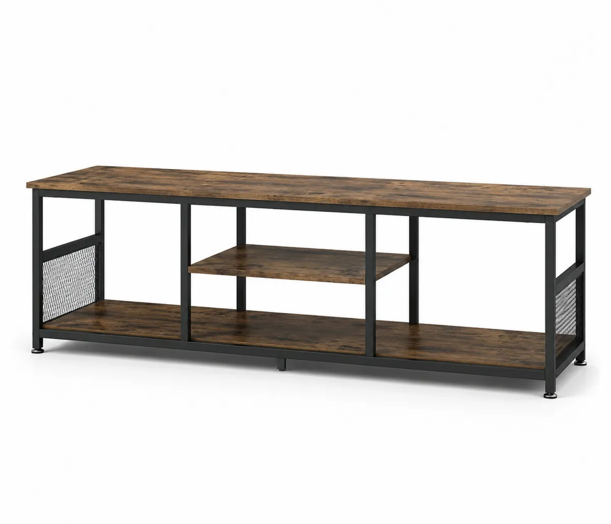 Szafka RTV drewnopochodna i metalowa 120x40x50 cm