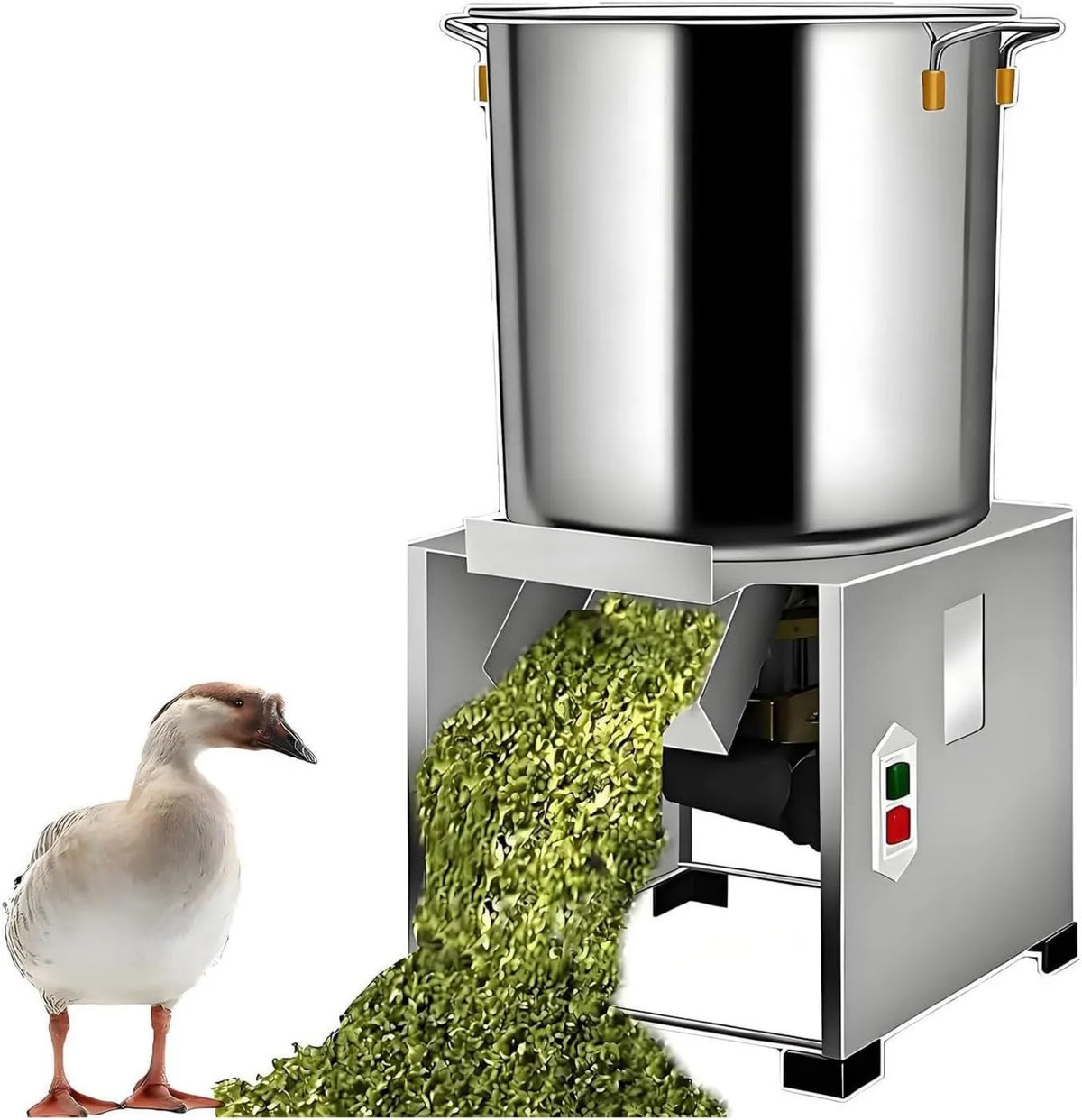 Robot kuchenny, 1800 W, 200 kg, stal nierdzewna, Komercyjny rozdrabniacz do warzyw, wlot paszy o dużej średnicy
