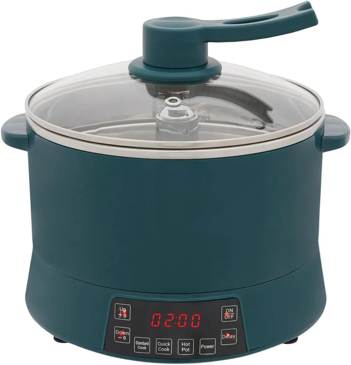 PromiseFly ryżowar, Elektryczna kuchenka wielofunkcyjna, elektryczna kuchenka ryżowa, 4 l, 1500 W, zielona, do domów