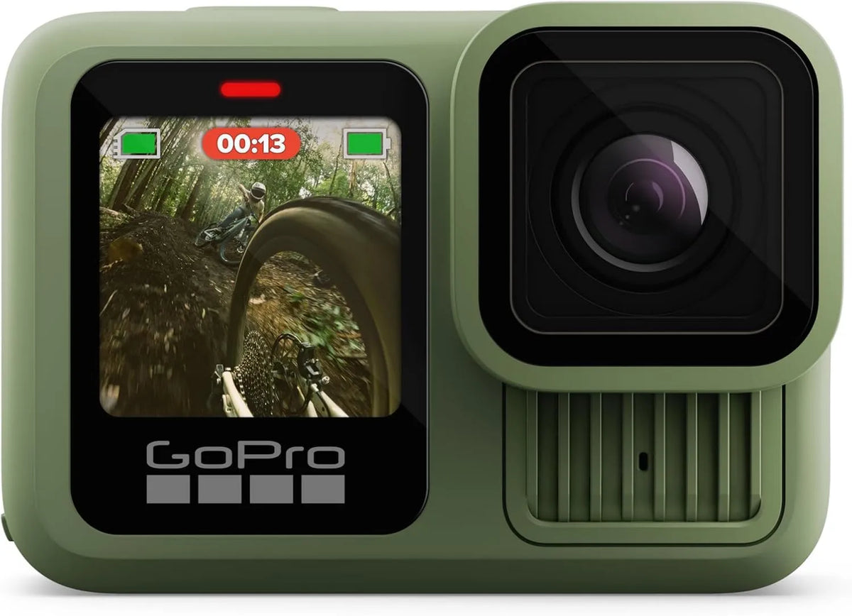 HERO13 5.3K60 akumulator do elektronarzędzi, 1080p, GoPro Black w kolorze zielonego lasu, Kolor edycji limitowanej