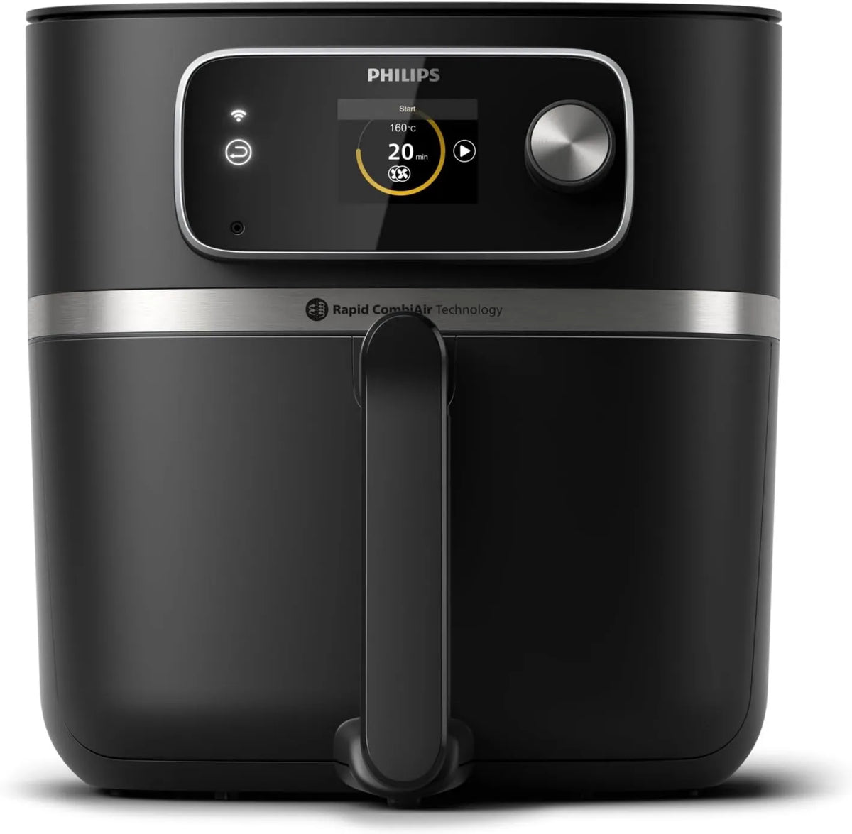 PHILIPS frytkownica beztłuszczowa, HD9880 / 90 suszarka na gorące powietrze, płyta IPS, czarny HD9880/90