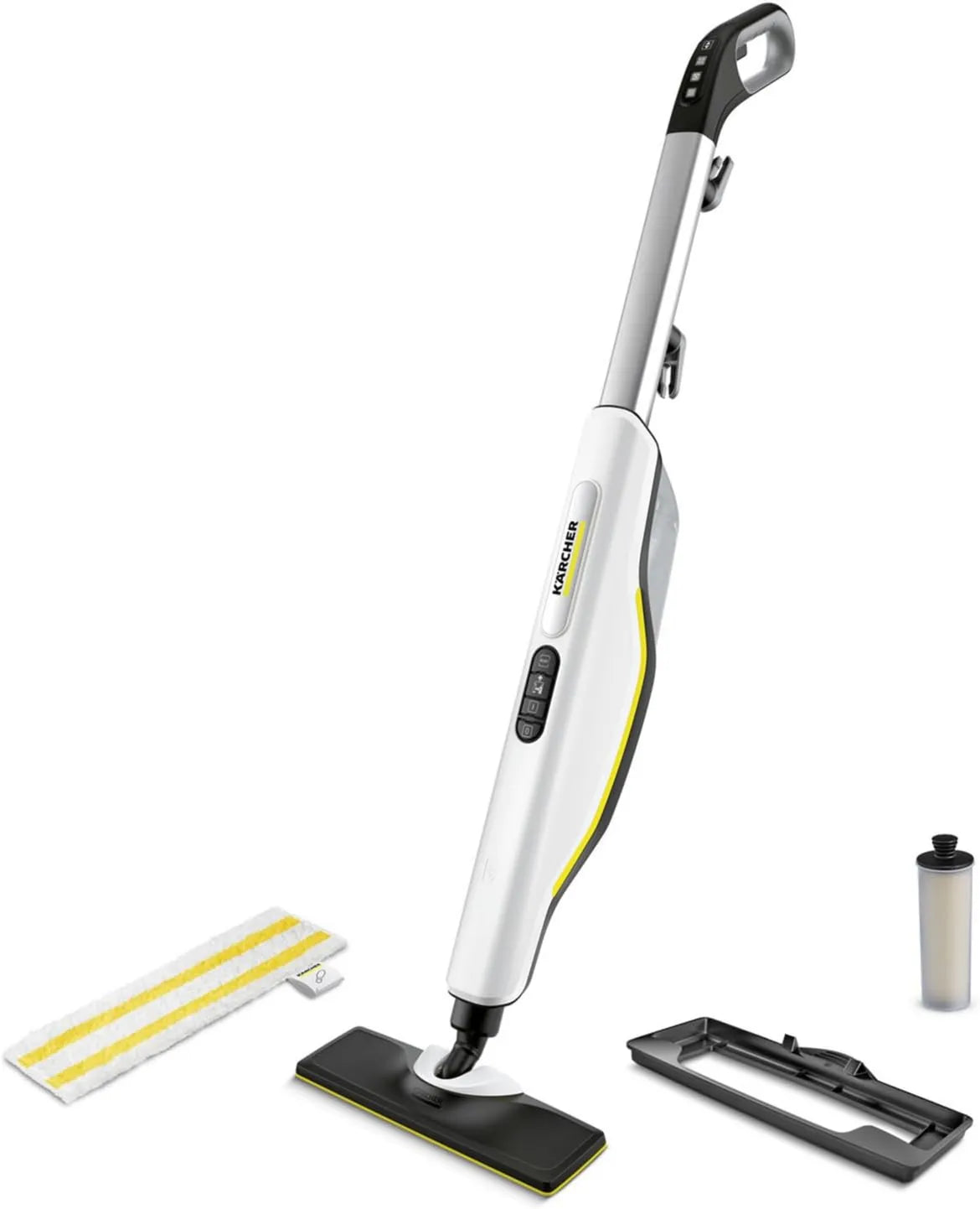 Kärcher, 60 m², 0,5 l, 1600 W, funkcja pary, mop parowy SC 3 Upright EasyFix, czas nagrzewania: 30 s, Pojemność zbiornika: 0,5 l, Moc grzewcza: 1600 W