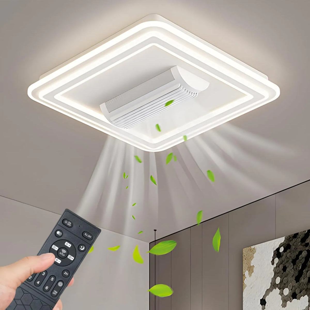 Generic, Wentylator 7650LM, 100 W, Cicha, Niska prędkość Silnik do pokoju, Dimmable LED