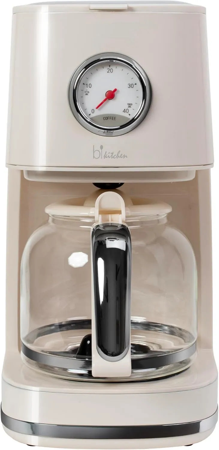 Silva Schneider, Elektryczny ekspres do kawy, 1, 5 l, 900 W, wymienny, biały, 4- 12 filiżanek