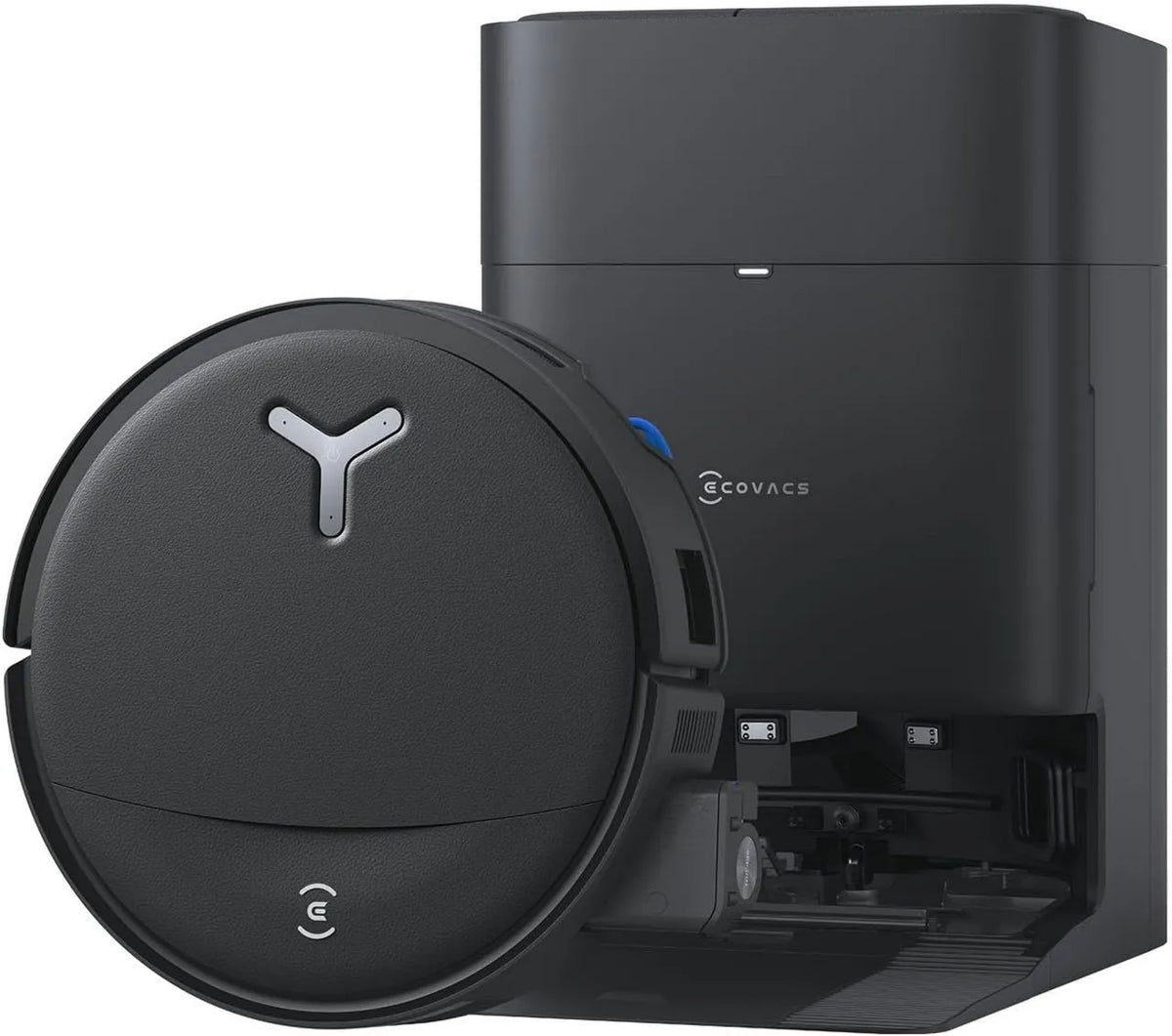 ECOVACS robot sprzątający, Odkurzacz, 40 do 75°C, DEEBOT AIVI 3D T80S, efekt 3D, 24 800 Pa, 90d autoodwadnianie, TruePass 4WD, 150d taca, wykrywanie AI 2 150j