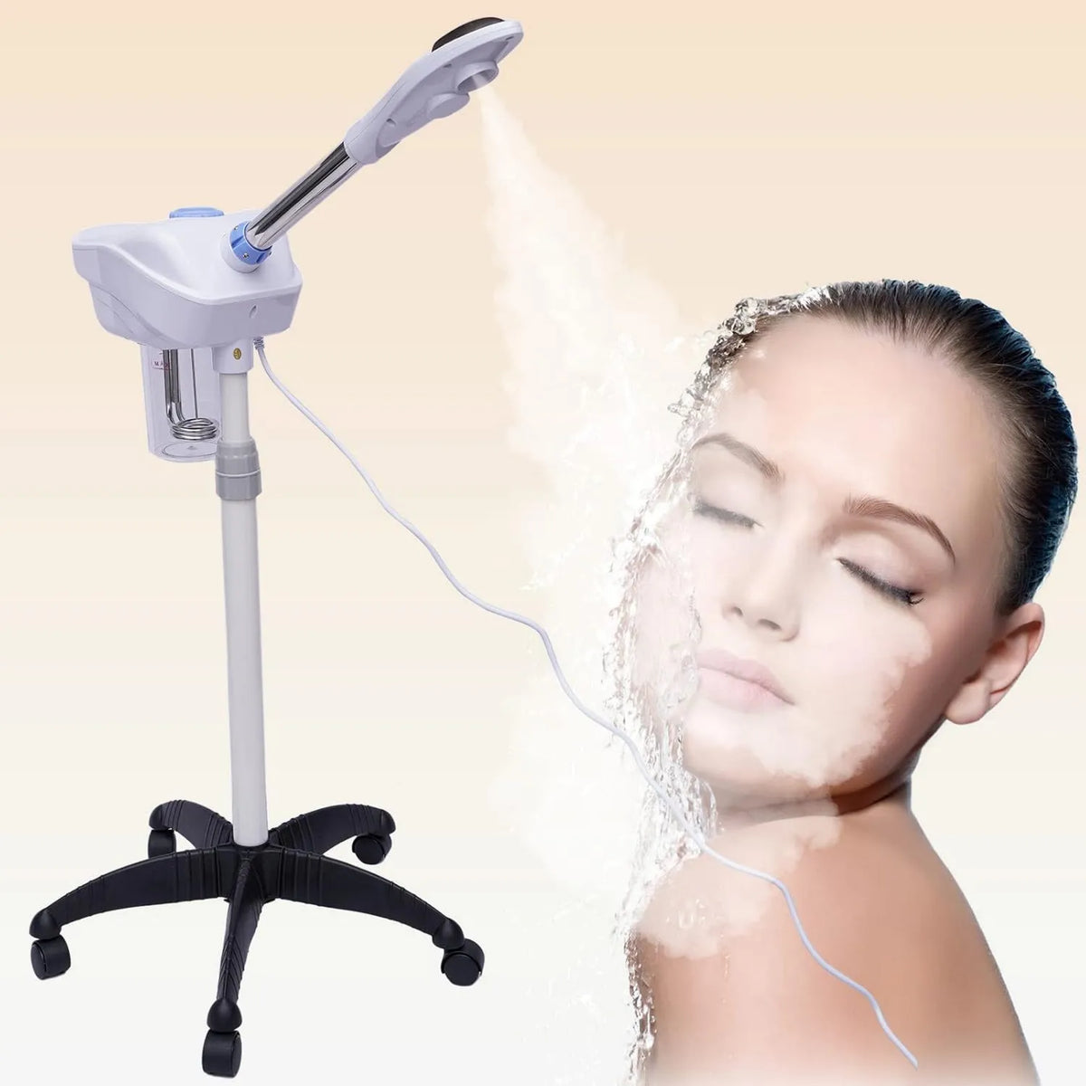 VonVVer, Nawilżacz, Czyściciel, 750 W, dekoracja w salonie, para, biały, twarz Sauna