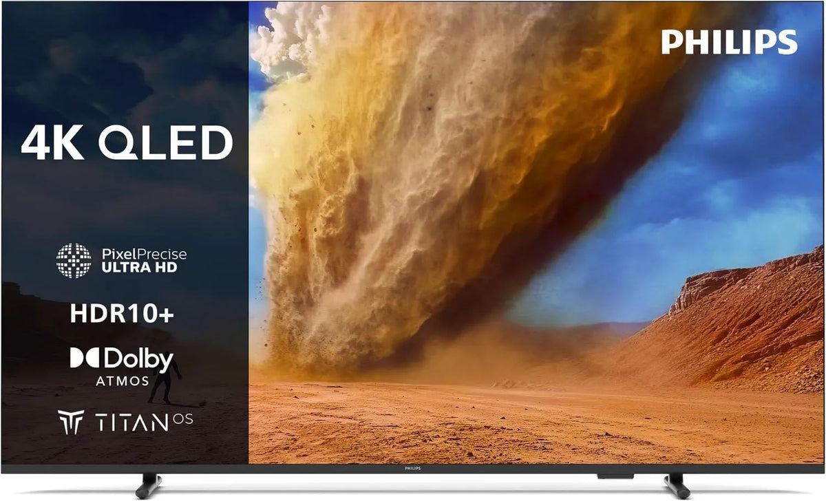 PHILIPS telewizor, 75PUS7800 Smart TV, 75 cali, TV, 4K UHD, QLED, dźwięk Dolby, IPS płytka, asystent Google, Alexa i Siri