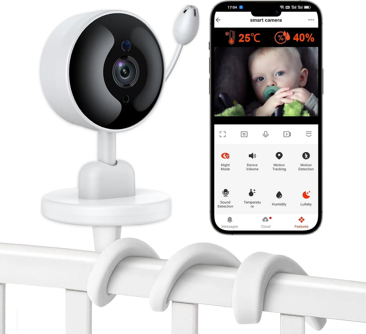 CQH, Monitor, WiFi, kamera wideo w pomieszczeniu WiFi dla dzieci z obsługą