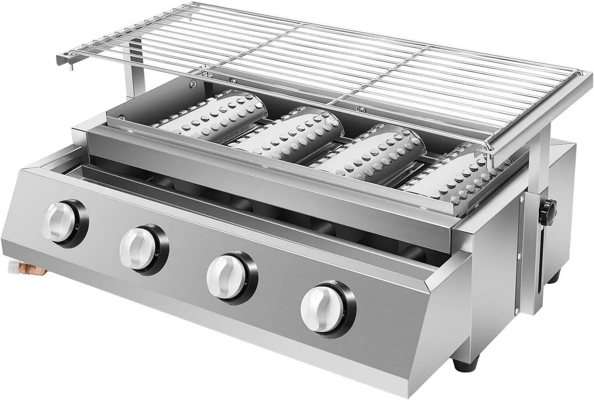 Pinuox, Produkt Regulowana wysokość, Przenośny palacz z 4-stali nierdzewnej, Grill, Na taras, balkon i ogród