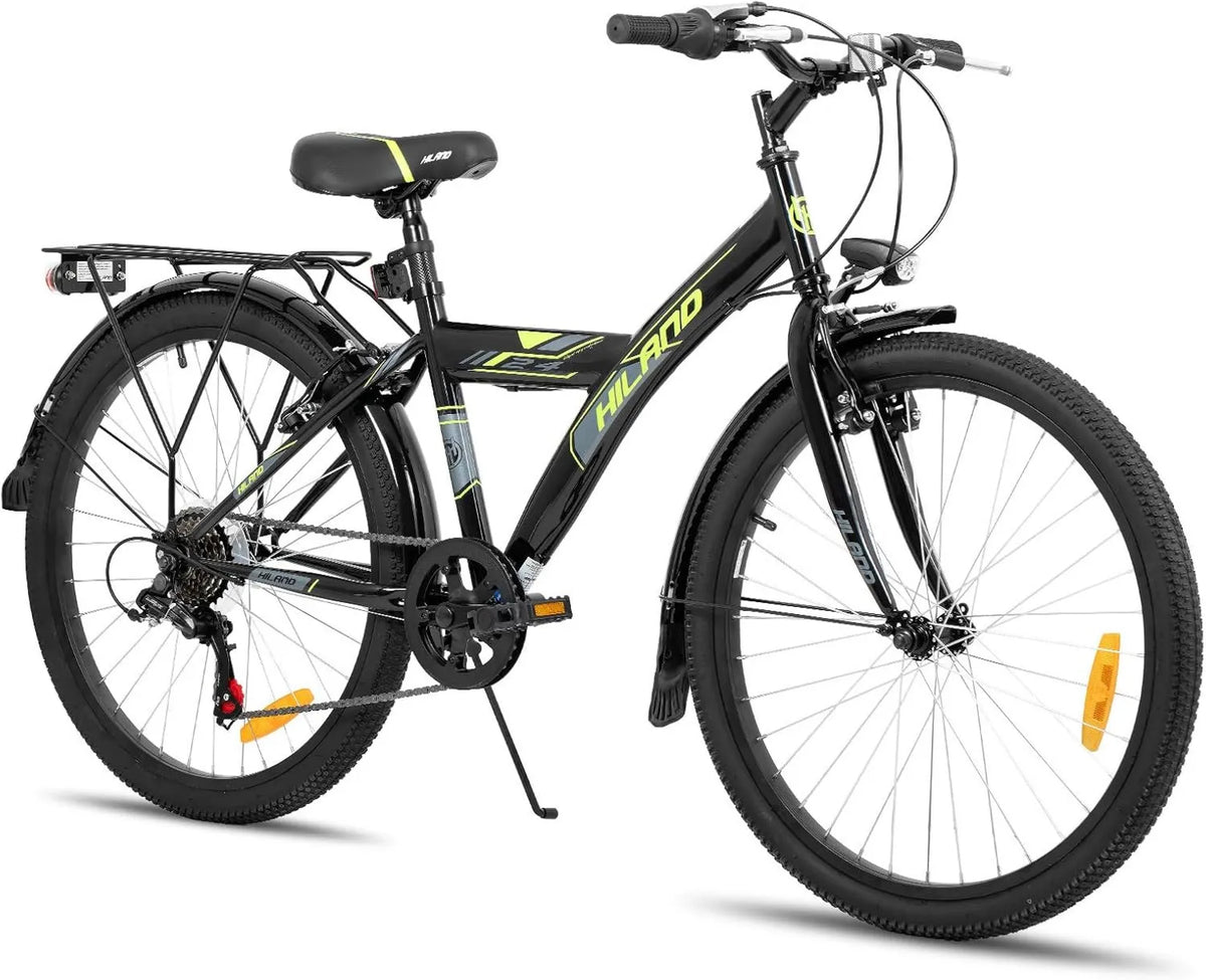 Rower, 117 cm, Hiland 16/18/20' rower górski dla dzieci MTB dla chłopców i dziewczynek od 4, kolor czarny/biały
