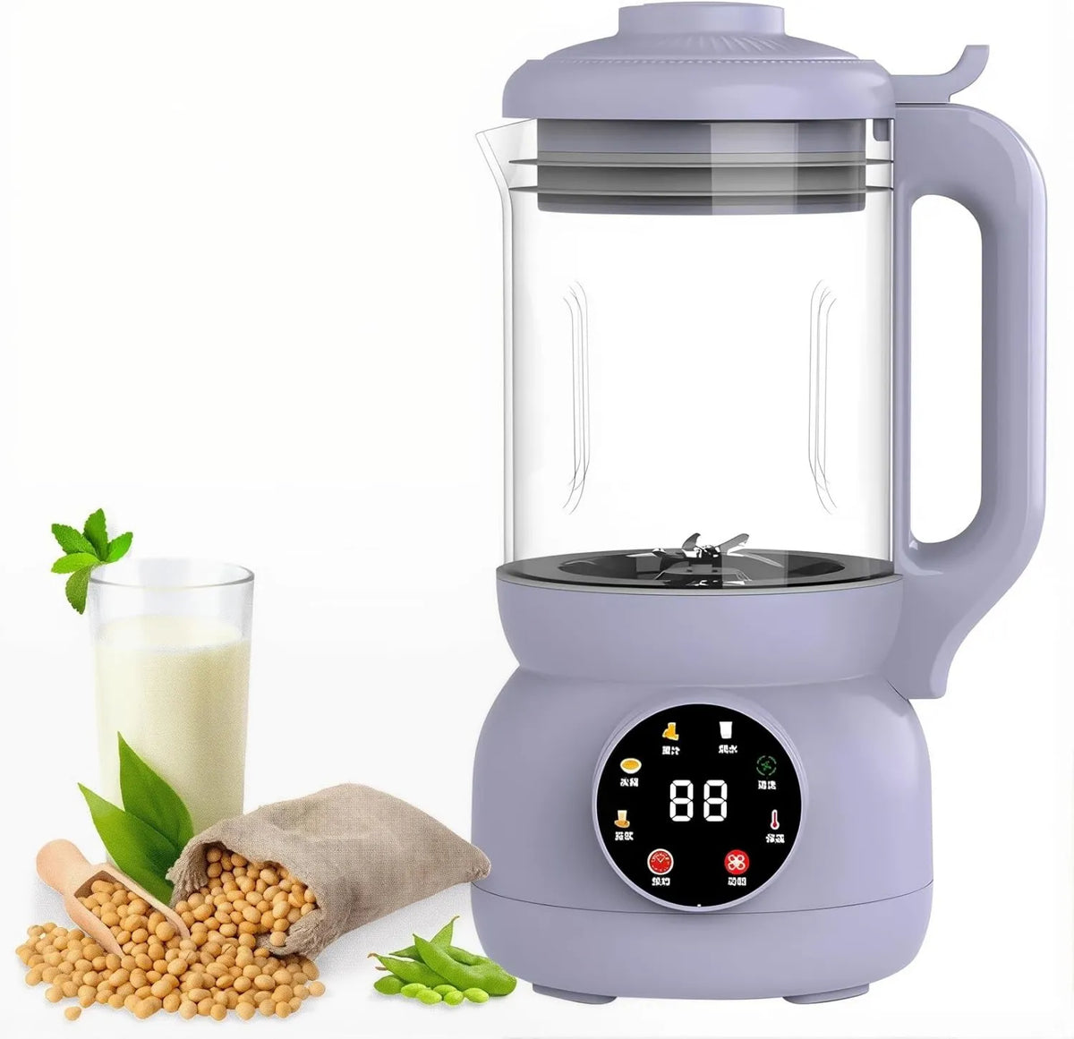 Generic spieniacz do mleka, Maszyny do mleka, maszyny do mleka roślinnego i mleka orzechowego, 1000 ml, do użytku domowego