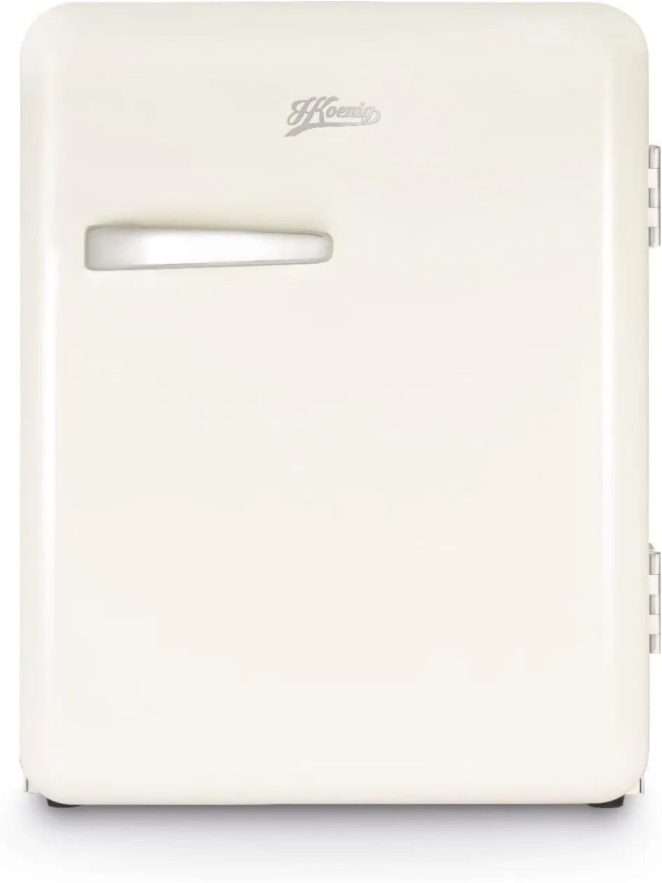 TOAD8 lodówka, 24 dB, regulacja ustawień, h.koenig Mini-bar Vintage 31L, Mini Kompaktowa lodówka pokojowa do żywności, napojów i kosmetyków