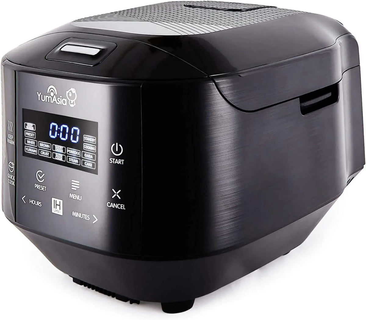 Multicooker, 240 V, 50 Hz, sterowanie dotykowe, Yum Asia Bamboo szybkowar z ogrzewaniem indukcyjnym, i ceramiczną miską, 7 funkcji gotowania ryżu