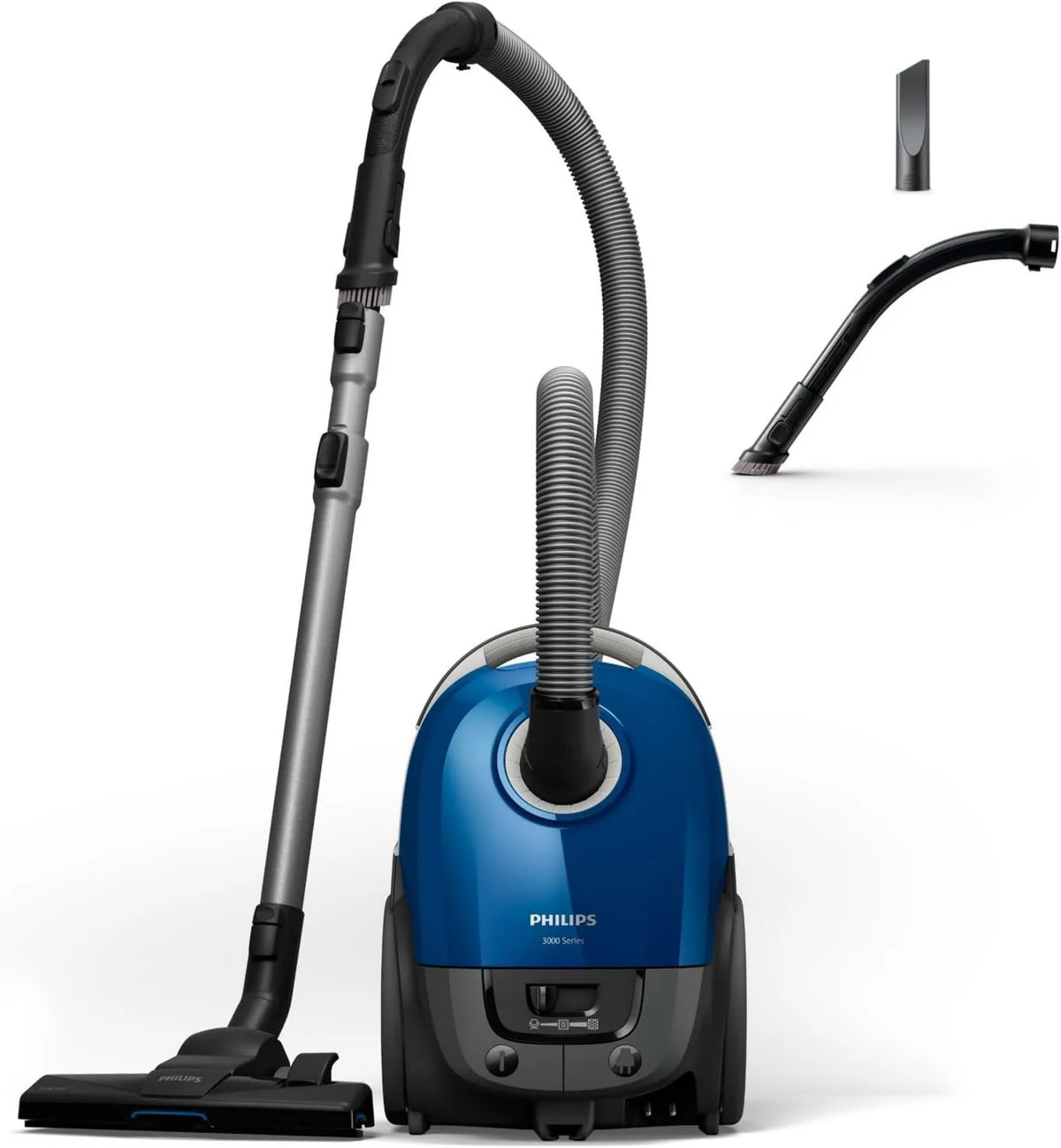 PHILIPS odkurzacz tradycyjny, XD3110 / 09 Odkurzacz, 3 l, 900 W, płyta IPS, niebieski, 99, 9% * pył XD3110/09