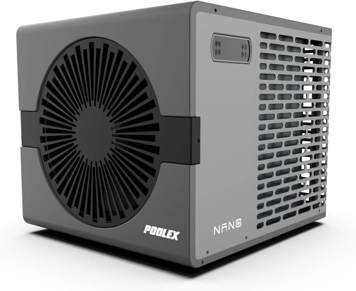 POOLEX, Produkt Nano B5, Odwracalna pompa ciepła 5 kW do 30 m3 z inteligentnym automatycznym odladzaniem, Ultrakompaktowy, Ogrzewacz wody