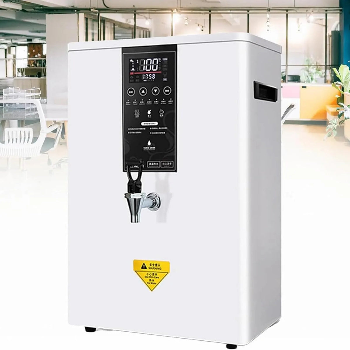 RayGenius, czajnik elektryczny 80 l - biały, 80 l, LCD ekran, profesjonalny, biały 80 l-biały