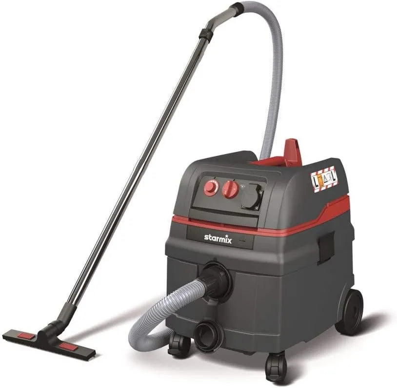 Starmix odkurzacz tradycyjny, L- 1425 SX019109 Odkurzacz, 35 l, czarny, Odkurzacz Przemysłowy ISC Top, HEPA, 2.15 CV L-1425