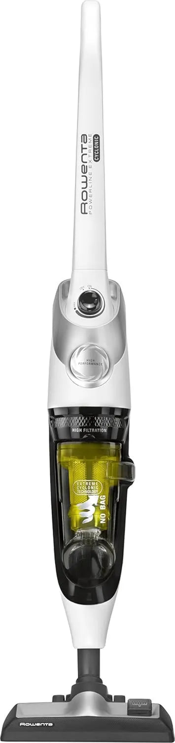 Rowenta RH8147WA odkurzacz, 750 W, 0,9 l, Powerline Extreme Cyclonic odkurzacz z drutem i bez worka, technologia cyklonowa, pojemność: 0,9 litra